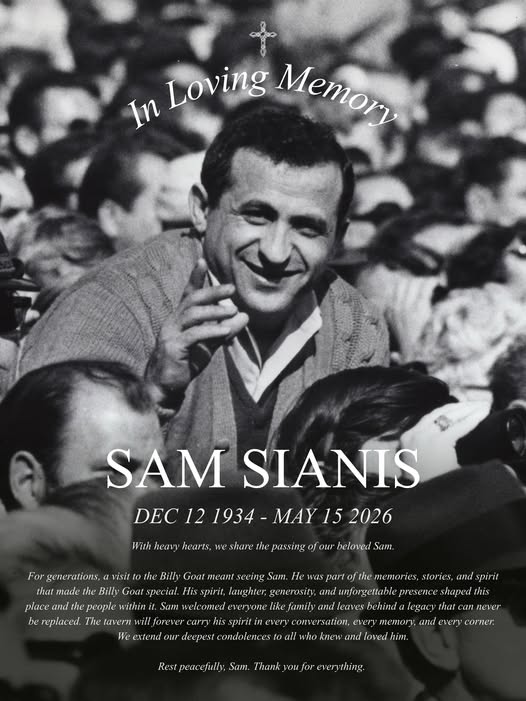 Sam Sianis Obituary: Remembering the Legacy of a Chicago Icon and Billy Goat Tavern Steward